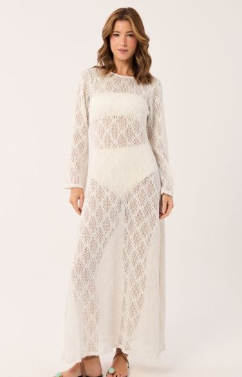 VESTIDO MANUELA TRICOT LONGO OFF