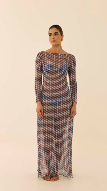 VESTIDO LIZ LADRILHO
