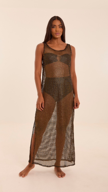 VESTIDO CLARA TELA BLACK GOLD