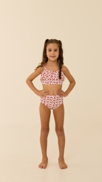 CONJUNTO INFANTIL SOPHIA CEREJA