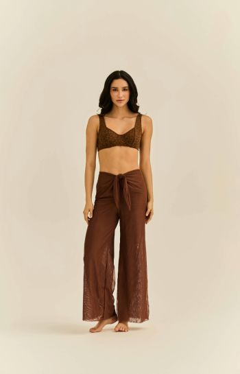 CALÇA ALANA MARROM