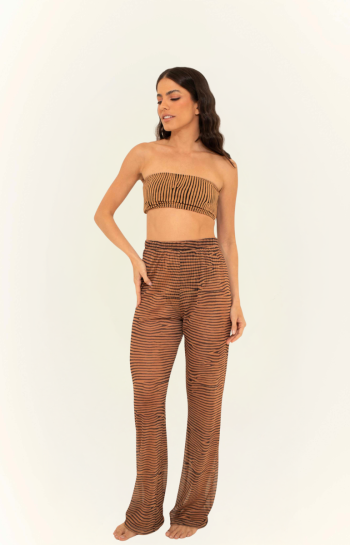 CALÇA SABRINA TULE  ZEBRA BLACKOUT