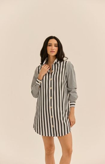 CAMISÃO LIA LINE MIX P&B
