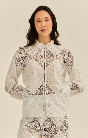 CAMISA CLARICE OFF BORDADO