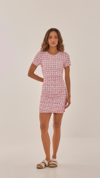 VESTIDO CARINA TULE CEREJA