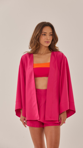 KIMONO LIA PINK - U - PINK