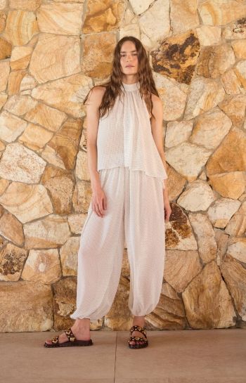 BLUSA AMANDA POÁ P&B