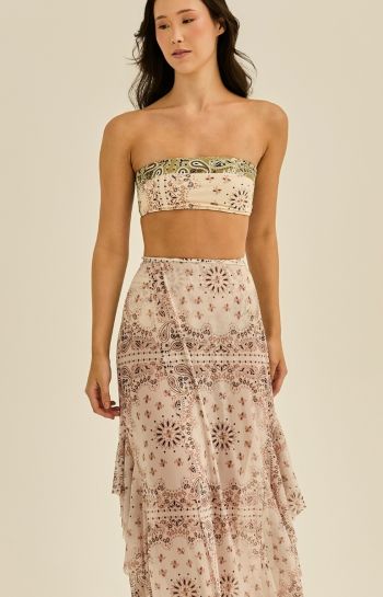 SAIA BEATRIZ TULE PAISLEY