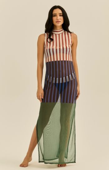 VESTIDO JOANA MIX LISTRAS