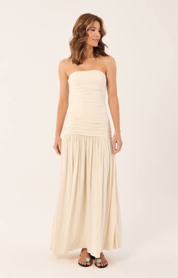 VESTIDO JULIETE OFF FRANZIDO