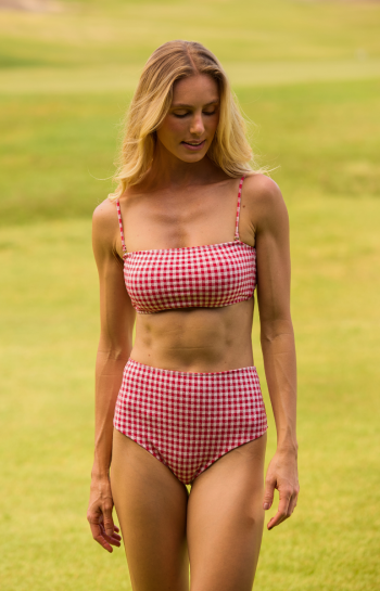 TOP MAITÊ XADREZ VERMELHO